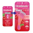 thumbnail image 4 of Skintimate Raspberry Rain Women's Disposable Razors, 4 Ct, 4 of 9