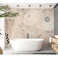 thumbnail image 4 of Abstract Wallpaper Wall Mural - Potrait Line Art, 4 of 5