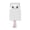 White, variant on Red Mini Cute Telescopic Hook Gravity Sensing No Drill Adhesion For Kitchen Bedroom Wardrobe Key Storage