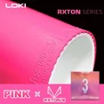 thumbnail image 1 of Original LOKI RXTON 3 Blue Pink Table Tennis Rubber Pimples-in Tacky Ping Pong Rubber with Powerful Elastic Sponge pink, 1 of 6