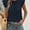 Navy Blue, variant on ZOELNIC Women Summer Eyelet Tops Dressy Casual V Neck Ruffle Cap Sleeve Shirts Lace Embroidered Blouses, S