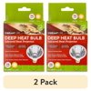(2 pack) Vibrant Life Deep Heat Bulb for Reptile Terrarium Habitat Lighting, 75 Watts