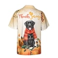 thumbnail image 2 of Happy Thanksgiving Labrador Retriever with Turkey Pumpkins Autumn Vibes Hawaiian Shirt Breathable Summer Unisex Merch Lab Dog Lover Gifts - 12018, 2 of 6