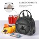 thumbnail image 5 of Disketp Black Spiders Lonchera Térmica para Mujer y Hombre, Bolsa de Almuerzo Reutilizable e Impermeable para Trabajo, Viajes y Picnic, 5 of 7