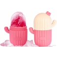 thumbnail image 1 of drepre Paquete de 2 rodillos de hielo para la cara, rodillo de hielo para la cara, masajeador, rodillo de hielo de silicona recargable para enfriar la hinchazón y las bolsas de los ojos, herramienta d, 1 of 1