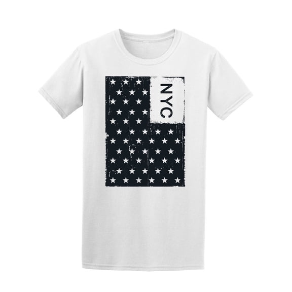 Nyc Scratched Flag Tee Men's -Image by Shutterstock