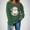 #312-Army Green, variant on Craaazy Christmas Tops For Women Fashion Long Sleeve Crew Neck T-Shirt Christmas Printing Loose Blouse Pullover Sweatshirts Gifts