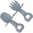 thumbnail image 5 of 12 pcs Lithe Silicone Feeding Self Fork Toddler Tableware Baby Adorable Paste Spoon Rice Training Safe for Spoons Infant Dinning Utensil, 5 of 5