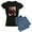 With Blue Strpe Pant, variant on - Omar Bradley Pajamas - Women's Dark Pajamas