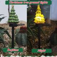 thumbnail image 4 of Luces navideñas de resina para el césped Lámparas con enchufe a tierra Linternas LED (Árbol de Navidad) JShteea Libre de BPA, 4 of 8