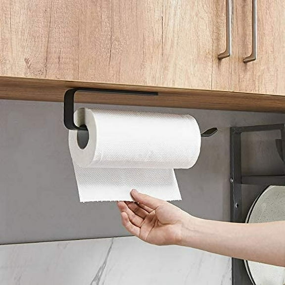 Under-Cabinet Paper Towel Holder — No-Drill Kitchen Roll Dispenser (A-29.5cm)