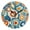 Black, variant on Orange Autumn Landscape Round Wall Clock Silent Battery Operated Home Decor for Living Room Bedroom