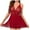 Red, variant on Women's Sexy Mesh Nightdress Sheer See Through Sleepwear Negligee Nightwear Chemise Homewear