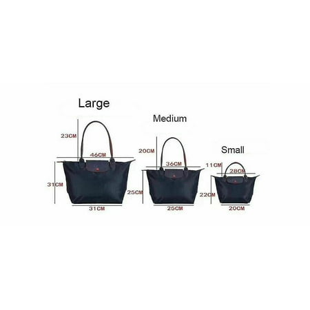 Womens Satchel New Longchamp Le Pliage Bags Brown Large