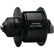 Shimano Alfine DH-S501 Dynamo Front Hub - QR x 100mm, Center-Lock, Black, 36h