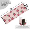 thumbnail image 5 of Yayeee Runner Rug for Bedroom 2'x6' Machine Washable Hallway Non Slip Mat, Cherries Pattern, 5 of 8