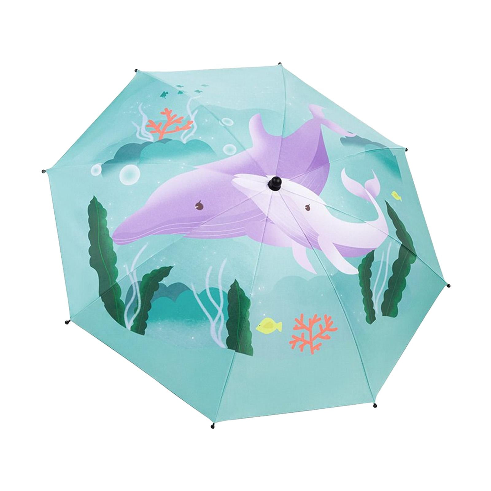 Vensio -360 Degree Adjustable Baby Pram Umbrella with Universal Clamp, Lightweight Sun Protection Parasol for Strollers and Pushchairs, Breathable Trolley Umbrella Pink