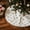 White-snowflake, variant on AGCAN 48 Inch Large Christmas Tree Skirt, White Faux Fur Tree Skirt with Gold Sequin Snowflakes for Xmas Holiday Tree Ornaments Party Home Indoor Decorations