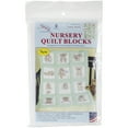 thumbnail image 4 of Jack Dempsey Stamped White Nursery Quilt Blocks 9"X9" 12/Pkg-Teddy Bears -300 892, 4 of 4