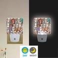 thumbnail image 5 of Alpaca Llama Animal Faces Night Light 2 Pack LED Nightlight Plug into Wall Dusk to Dawn Sensor Soft White, 5 of 7