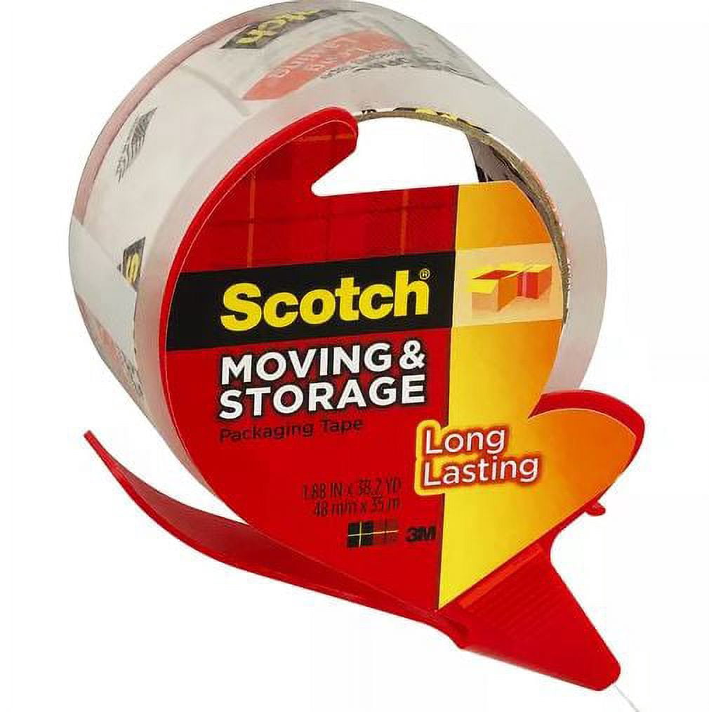 Scotch Moving and Storage Tape 1 Each (Pack of 3)