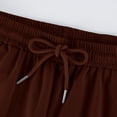 thumbnail image 4 of Domuza Mens Lightweight Hiking Pants Drawstring Stretch Wasit Fishing Athletic Pants 2026 New Outdoor Running Workout Track Pants Brown L, 4 of 5
