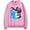 Pink, variant on Blox fruits Merch Hoodies with trendy patterns, fashionable long sleeves, retro casual round neck pullover