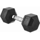 thumbnail image 1 of Mancuernas hexagonales con revestimiento de goma para entrenamiento de fuerza, 1 of 9