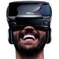 thumbnail image 3 of Gafas 3D VR Realidad Virtual Pantalla Completa Visual Gran Angular VR Gafas Caja para Anteojos con Control Remoto Bluetooth (Negro Pro), 3 of 5