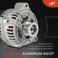 thumbnail image 4 of A-Premium Alternator Compatible with Land Rover Range Rover 1999 2000 2001 2002, 4.0L 4.6L, 12V 150A 7-Groove Pulley Clockwise, Replace# ERR5834, 0123520022, 4 of 9