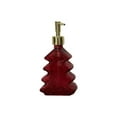 thumbnail image 2 of Gumesh Christmas Tree Bottle - Push Pump Lotion/Shampoo/Conditioner Glass Bottles for Hotel & Home Bathroom, 2 of 6