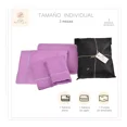 thumbnail image 2 of Juego de Sábanas Individual 2800 Hilos Extra Suave Premium Textura Flores Soft Nature, 2 of 5