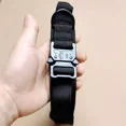 thumbnail image 4 of Collar De Perro Táctico Ajustable Con Hebilla De Metal Negro, 4 of 7