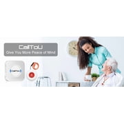 CallToU Wireless Caregiver Pager Call Button Call Bell Medical Alert System for Seniors Patient Elderly at Home 2 Waterproof Transmitters 3 Receivers