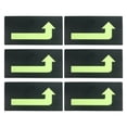 thumbnail image 1 of Glowing Turn Left Sign Sticker, 6 Pack Directional Adhesive Removable Floor Decal, Green, 1 of 4