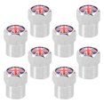 thumbnail image 1 of unbranded 8Pcs Multi Color Tire Valve Stem Caps Stainless Steel Auto Accessories for Cars and Trucks, 1 of 8