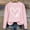 Pink, variant on Fznquz Graphic Women Sweatshirt Black Fall Winter Long Sleeve Sweatshirts Casual Trendy Crew Neck Fall Clothes