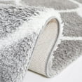 thumbnail image 5 of SAFAVIEH Tahoe Thelma Quatrefoil Shag Area Rug, 6'7" x 8'7", Grey/White, 5 of 8