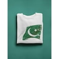 thumbnail image 3 of Flag Of Pakistan Sweatshirt Men -Image by Shutterstock, Male 5X-Large, 3 of 4