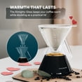 thumbnail image 4 of OVALWARE Pour Over Coffee Dripper Maker - (17oz / 0.5L) Unlock New Flavors with Paperless Stainless Steel Filter, Precision Measuring Cup and Carafe, 4 of 9