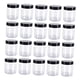 thumbnail image 3 of Tarro para mascotas con tapa redonda apilable, reutilizable, ligero, transparente, latas de cocina para 20 piezas 400ml, 3 of 9