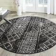 thumbnail image 2 of SAFAVIEH Adirondack Montague Geometric Area Rug, Black/Silver, 10' x 10' Round, 2 of 5