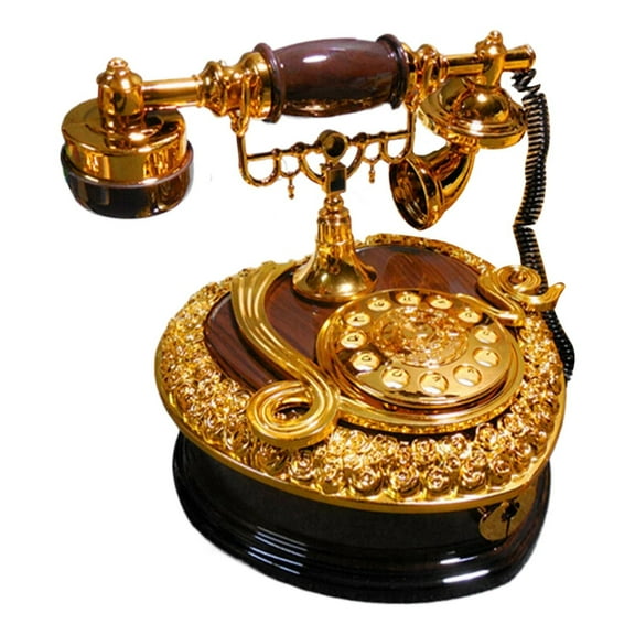 Clearance Under 5$ Retro Telephone, Dienrx Creative Phone Music Box Jewelry Storage Organizer Room Ornaments Girl Gift for Home Accessories