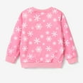 thumbnail image 6 of Disney Minnie Mouse Toddler Girl Sweatshirt Sweet Christmas Character Graphic Crewneck Top Size 2-6, 6 of 8