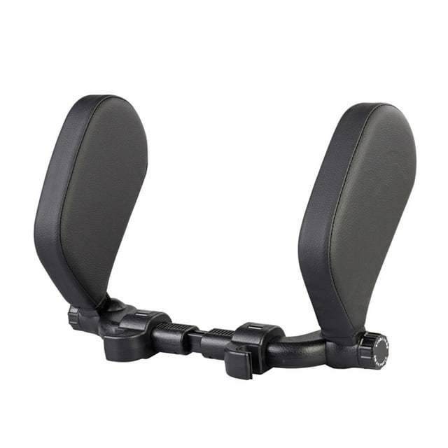 Almohada para reposacabezas de coche, almohada para el cuello de coche, almohada para la cabeza, almohada de viaje para dormir en el coche, Negro