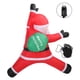 thumbnail image 2 of Inflables Navidad Papá, 8.2 Pies Inflables Disparo Navidad Santa Claus Con Luz LED Para Jardín Patio Al Aire Libre En Interiores, Decoración Vacaciones Navidad, 2 of 7