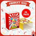 thumbnail image 2 of 48 Pcs Carnival Party Favors Gift Treat Bags Clown Circus Goodie Candy Bags with Paper Handles for Circus Carnival Themed Birthday Party Supplies Decorations, 2 of 14