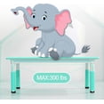thumbnail image 5 of Para niños' mesa y sillas set - para niños pequeños-height adjustable escritorio con superficie con grafiti para 6 asientos, 5 of 5