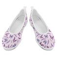 thumbnail image 2 of Wismoutput Lavender Purple Flat Shoes for Women Ladies All-Match Breathable Slip on Casual Shoes for Spring Size 6-11, 2 of 7