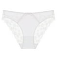 thumbnail image 2 of WRKEKC Womens Underwear Lace Floral Low Rise Solid Color Cotton Crotch Soft Stretchy Breathable Comfortable Everyday Briefs, 2 of 3